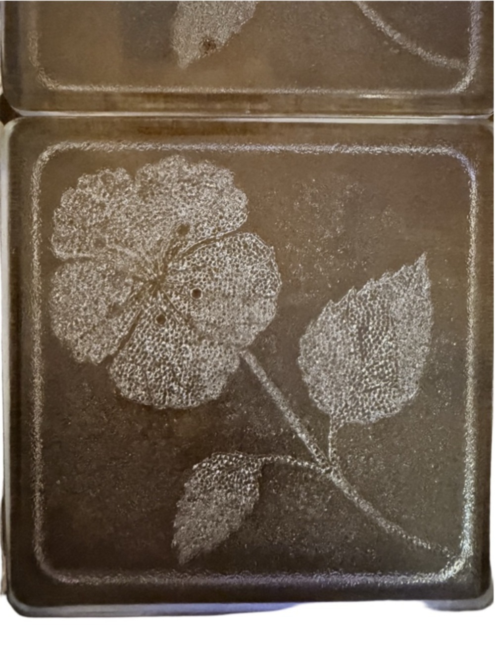 Vintage McKee Glasbake clear glass trivets 6 pc. - Picture 3 of 5